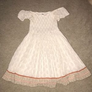 off the shoulder dress